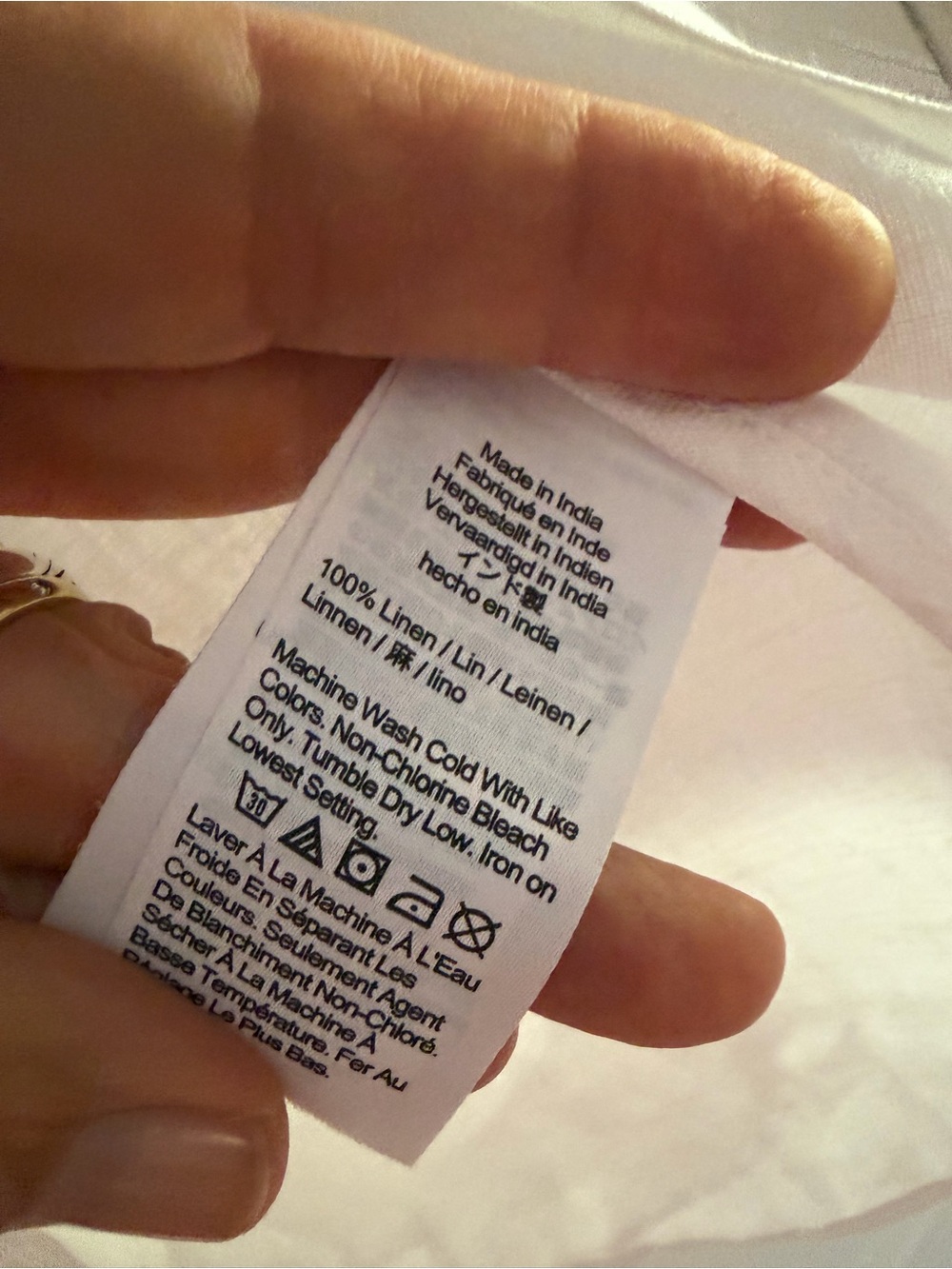 J. Crew White Short-Sleeve linen Shirt - Picture 3 of 4